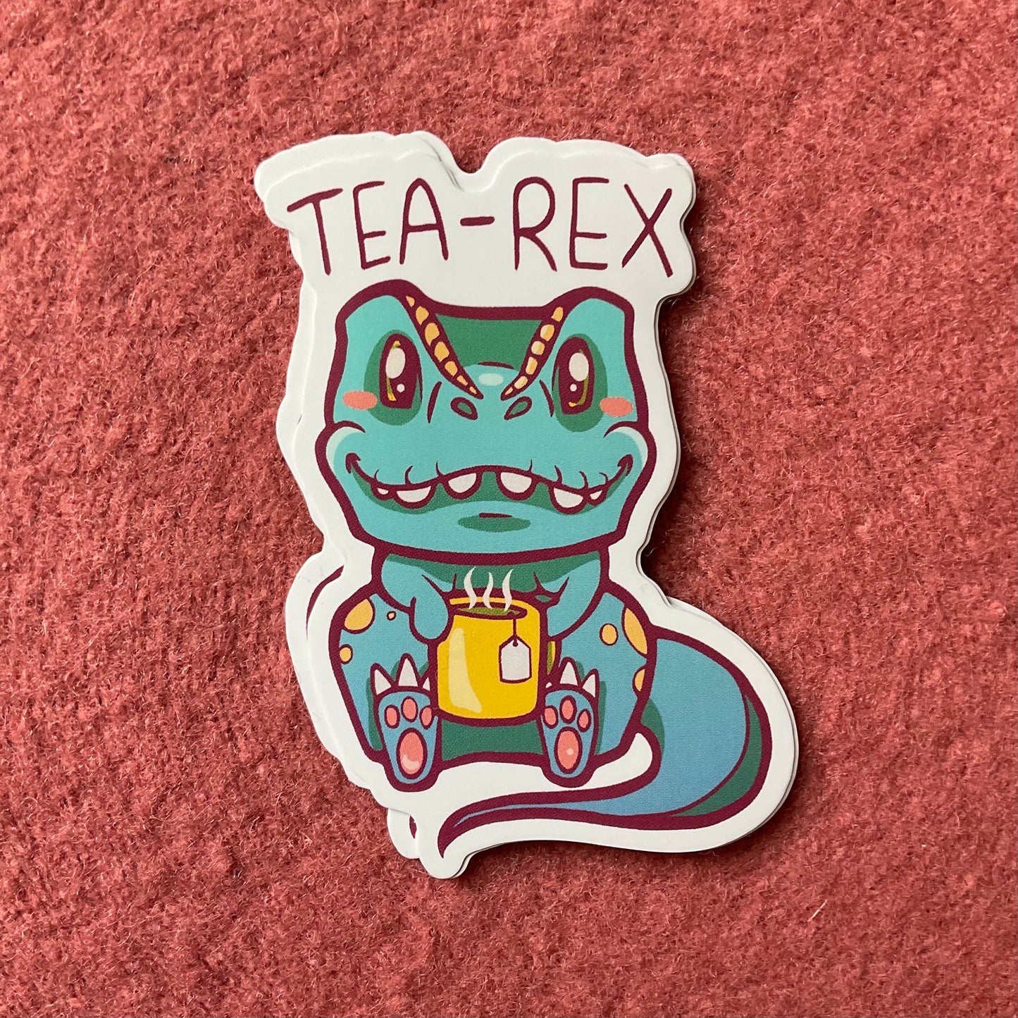 Tea-Rex Sticker