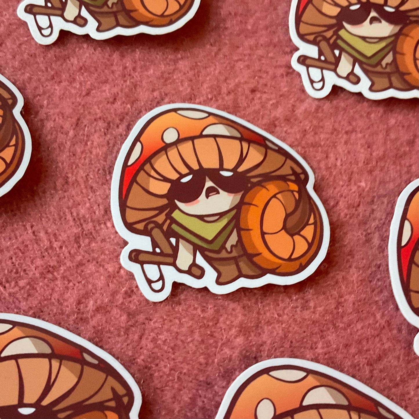 Pumpkin Mushroom Sticker