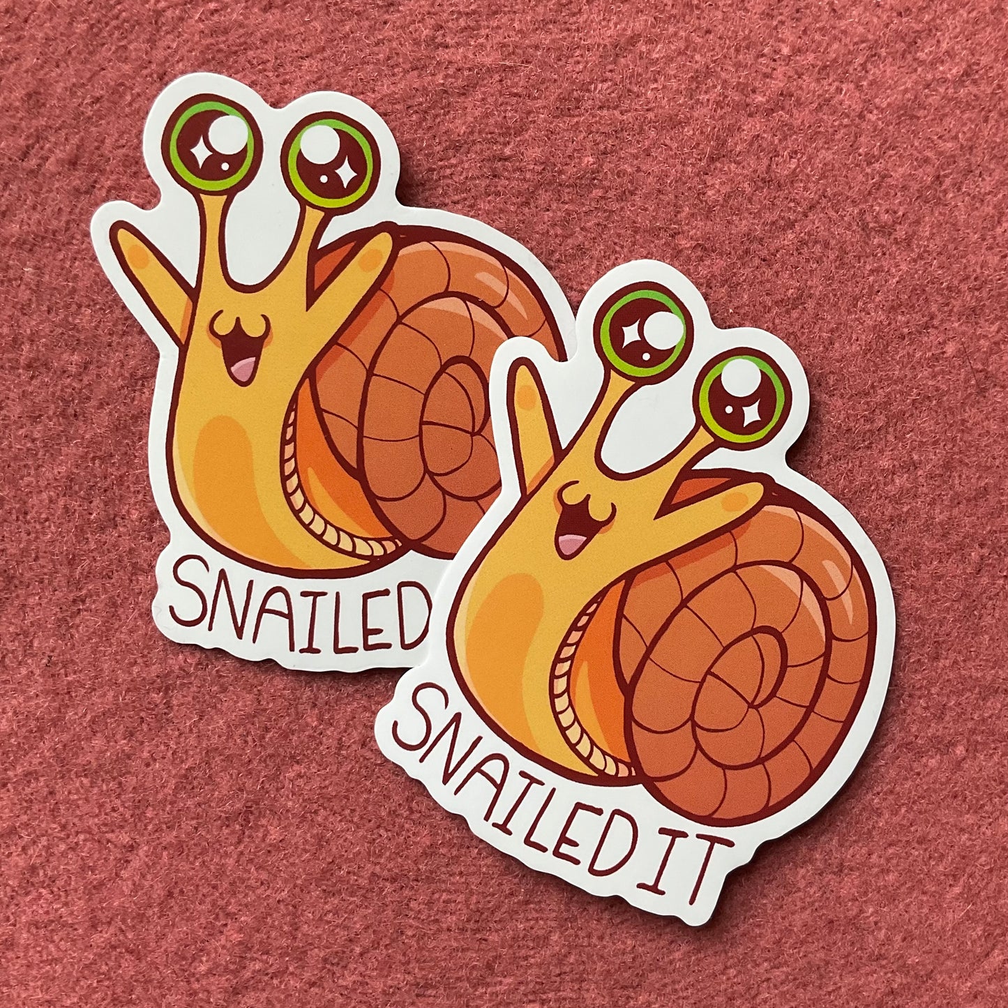 Snailed It Sticker