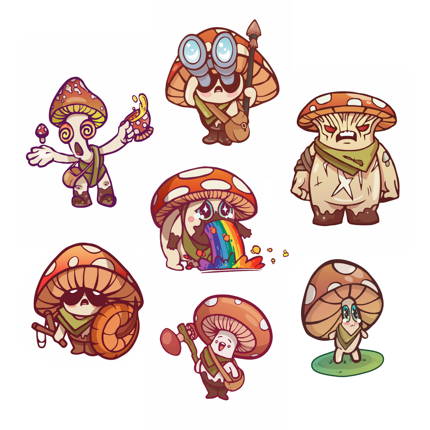 Mushroom Sticker Pack