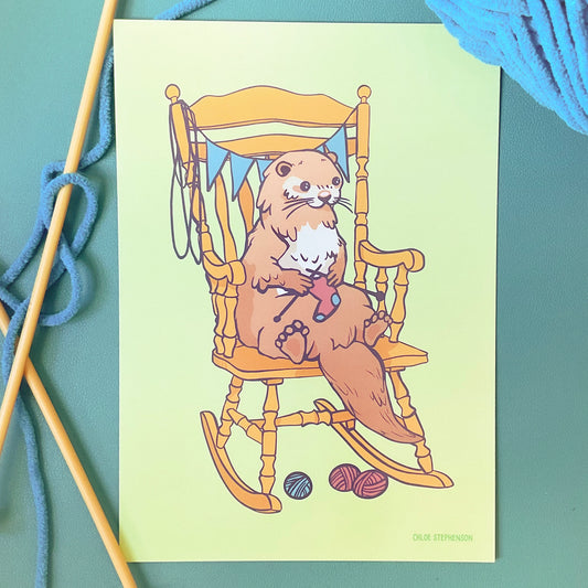 A5 Print | Otter