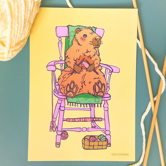 A5 Print | Capybara