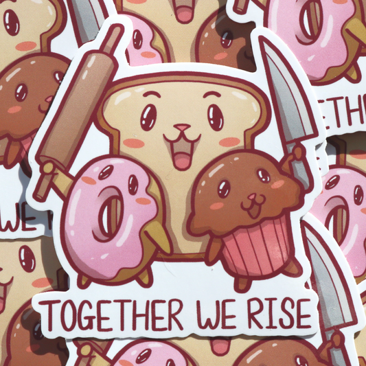 Together We Rise Sticker