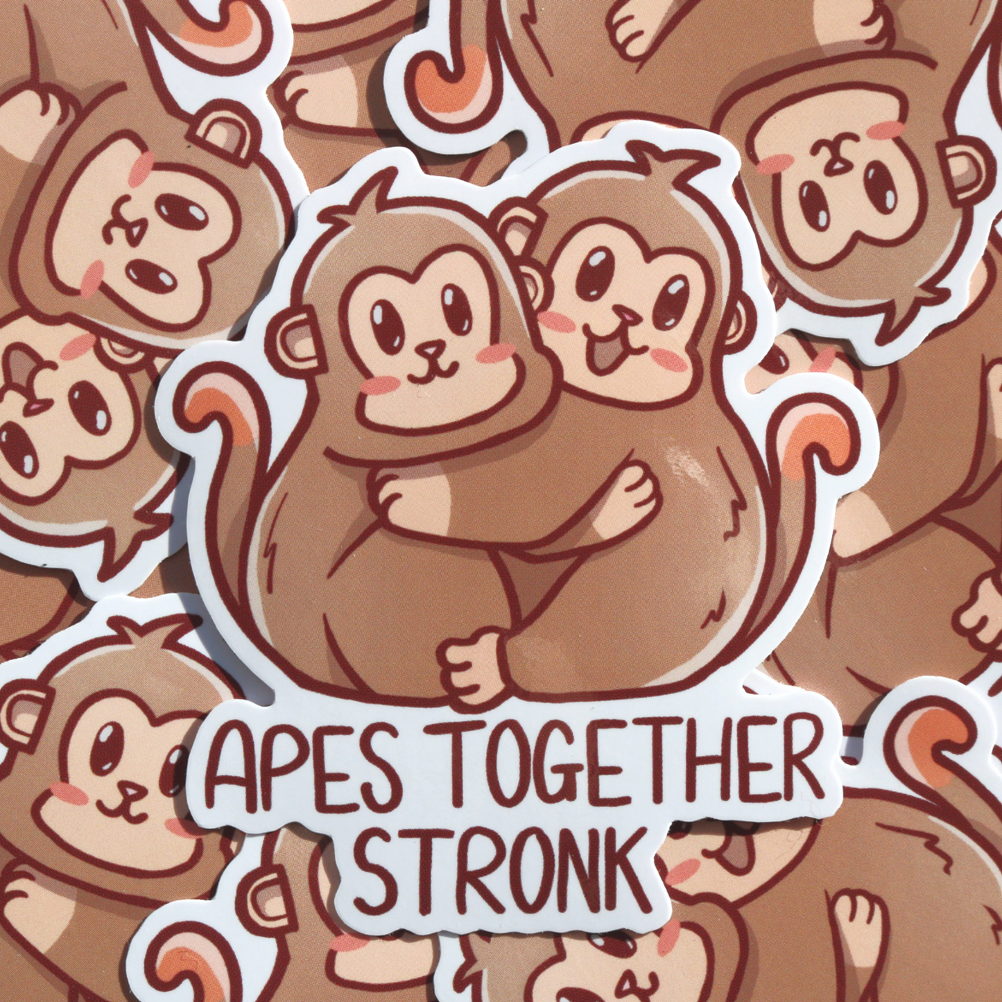 Apes Together Stronk Sticker